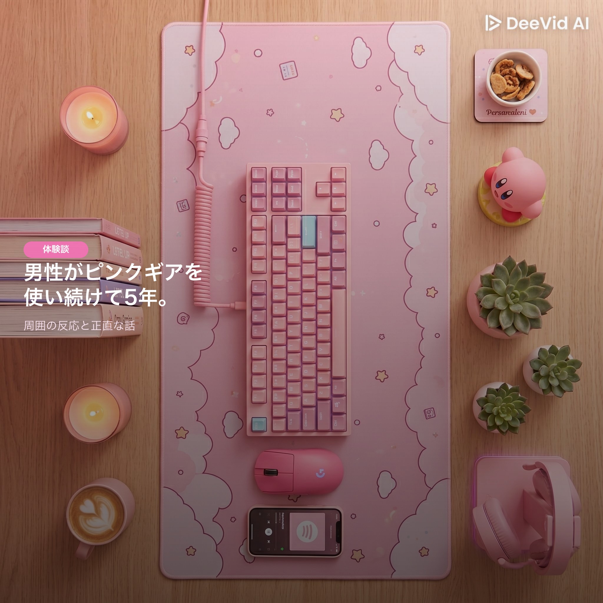 男性がピンクのゲーミングギアを使ったら周りの反応はどうだった？実体験を正直に話します